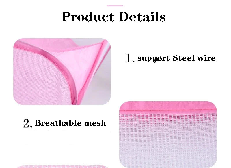 Foldable pop-up mesh pet playpen with a puppy inside – photo 7