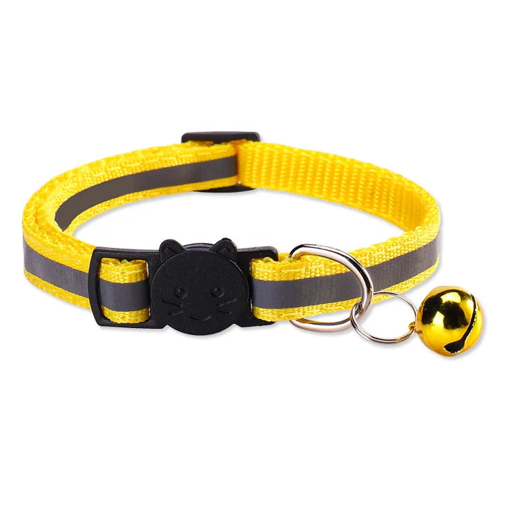 Reflective Breakaway Cat Collar with Bell