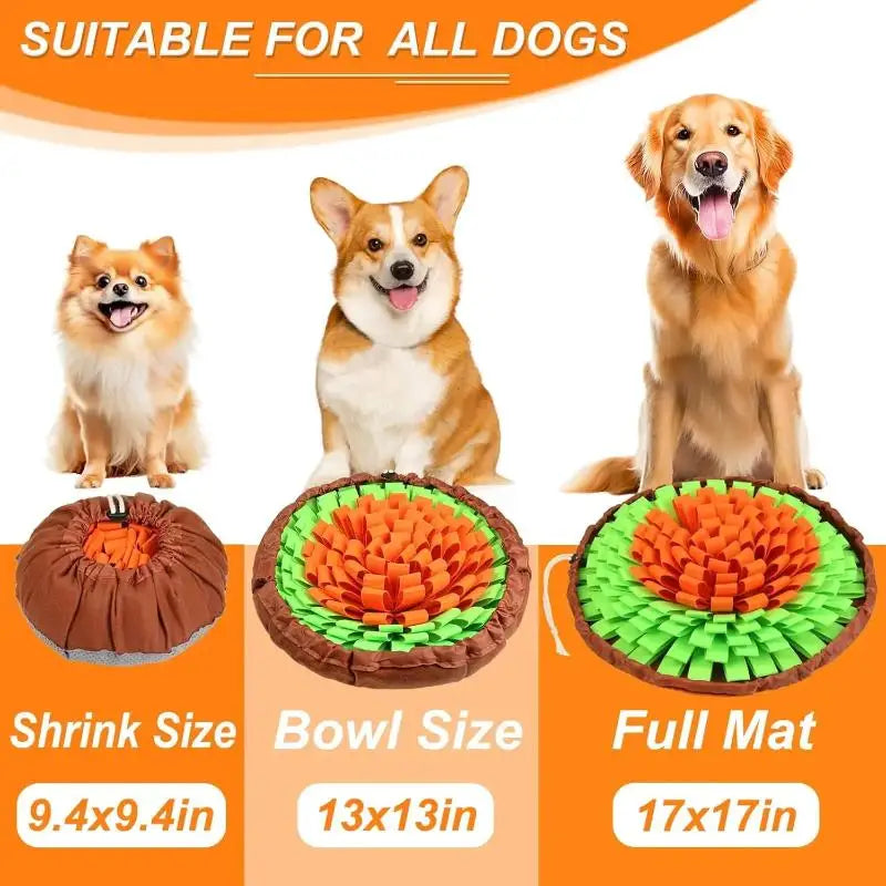 Snuffle mat with hidden treats for cats and dogs – photo 7