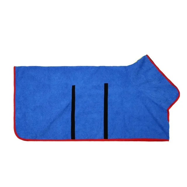 Microfibre Dog Bathrobe Drying Coat