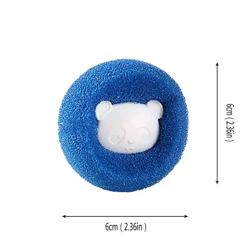 Blue and orange pet hair remover laundry balls – photo 5