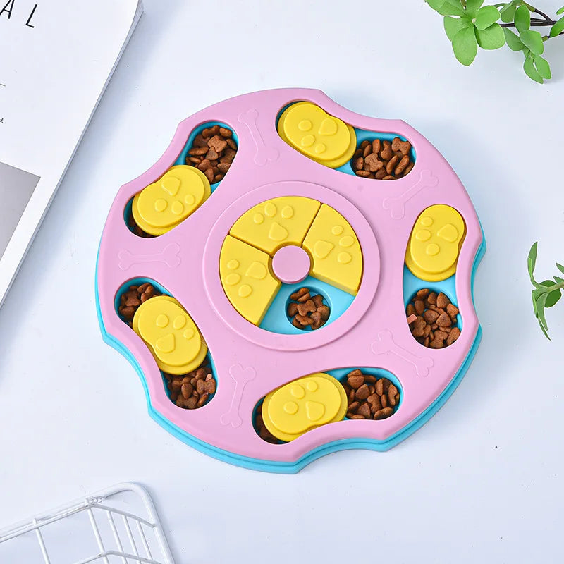 Slow Feeder Puzzle Bowl for Dogs & Cats
