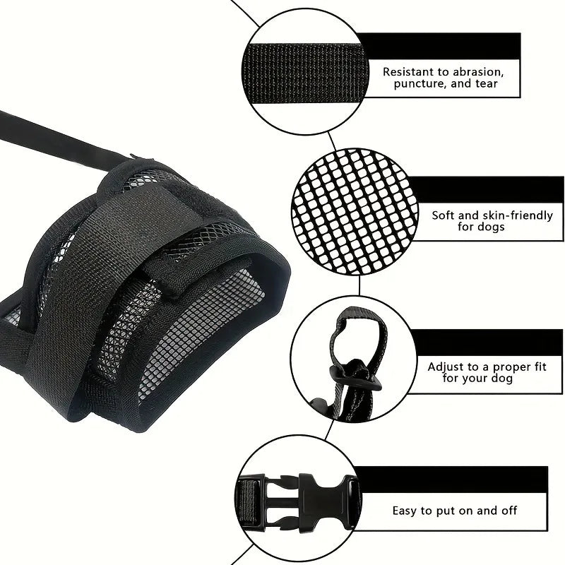 Soft Mesh Dog Muzzle – photo 4