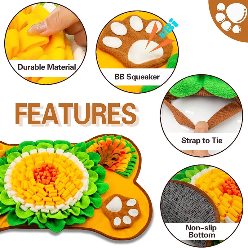 Dog snuffle mat with hidden treats – photo 9