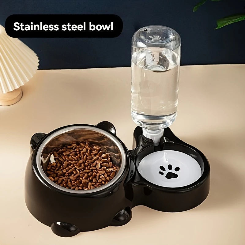 Gravity pet food feeder and water dispenser set – photo 8