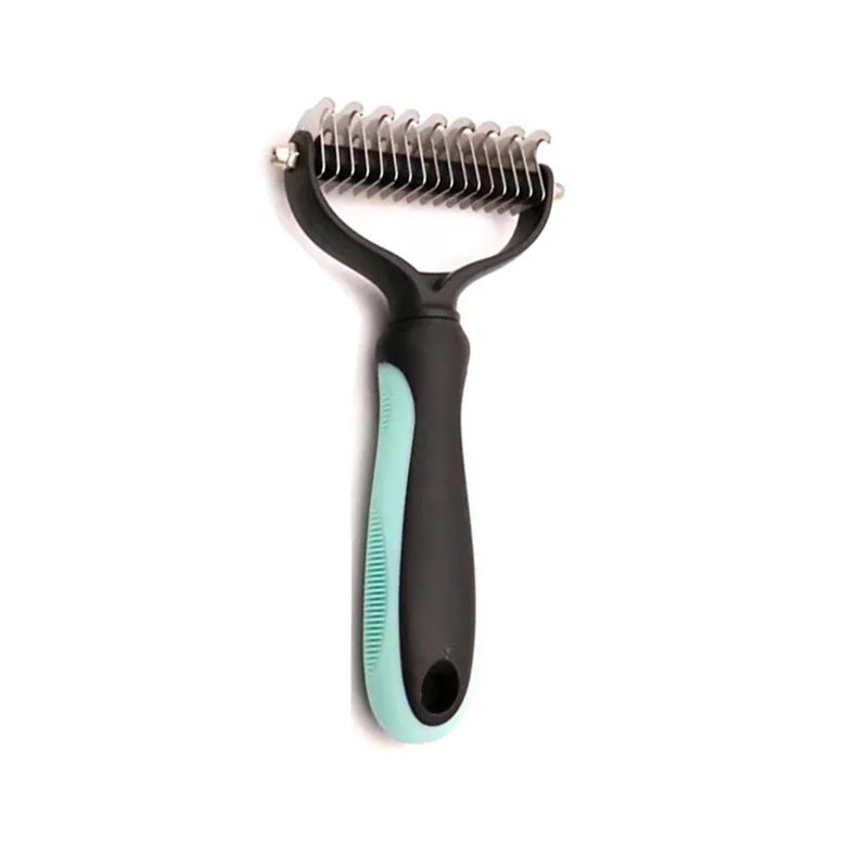 Stainless Steel Deshedding Brush for Cats & Dogs
