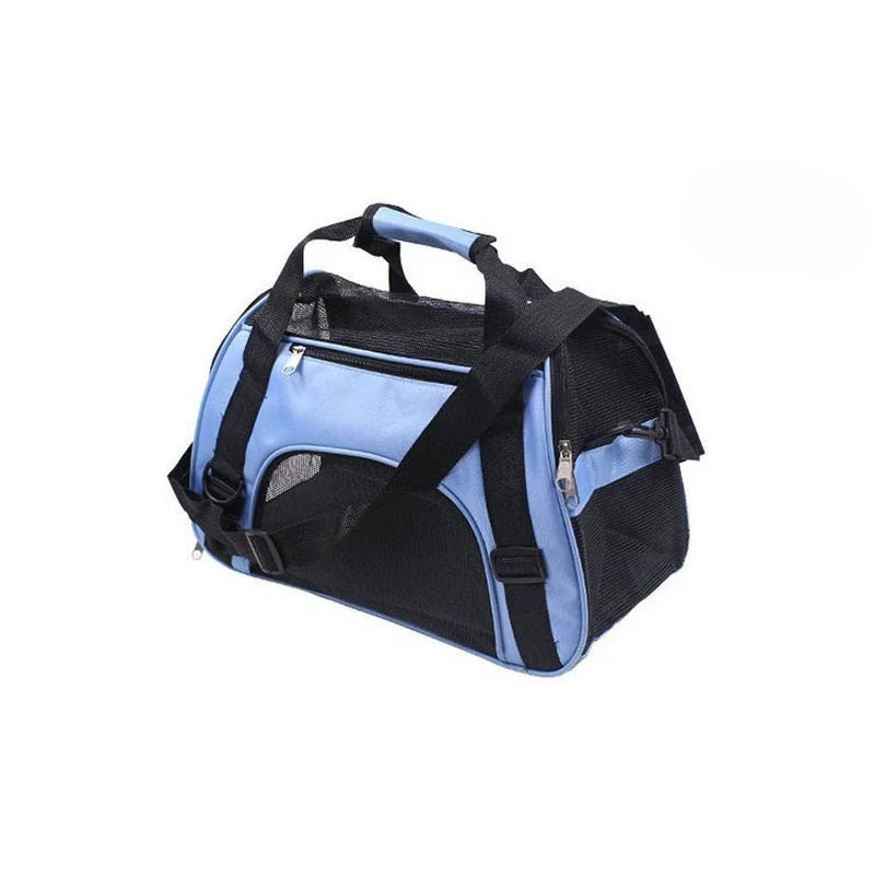 Foldable Mesh Pet Carrier Bag for Cats & Dogs