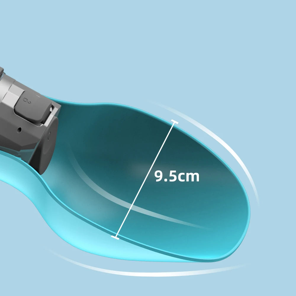 Portable dog water bottle with drinking bowl – photo 3