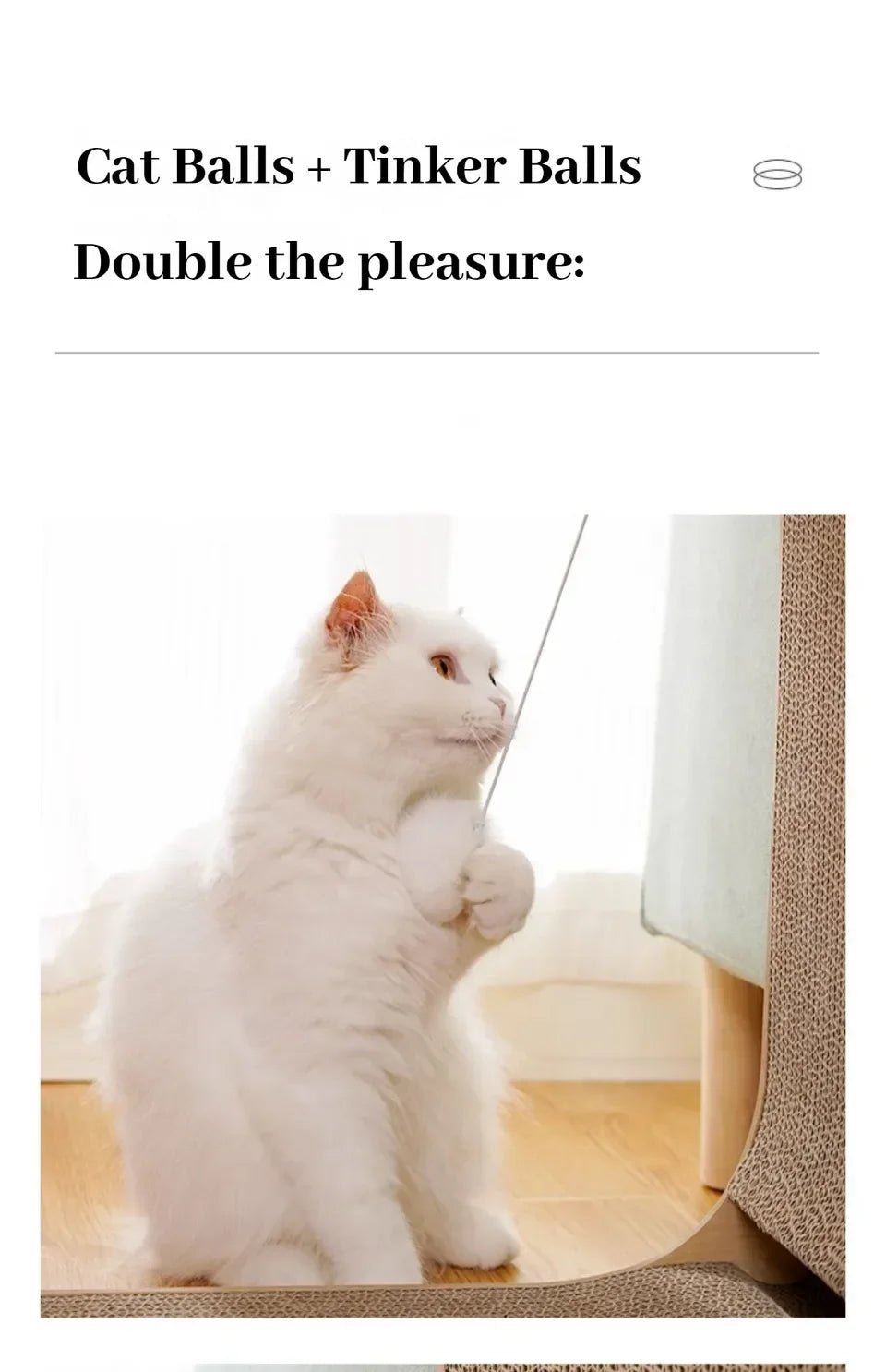 L-Shaped Cardboard Cat Scratcher