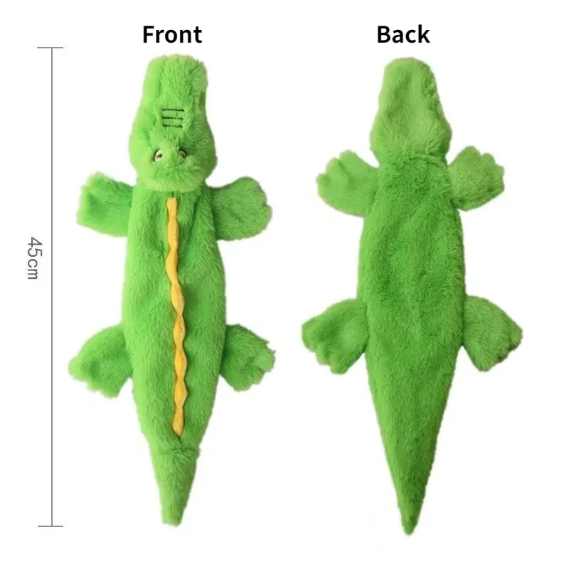 Stuffing-Free Squeaky Animal Dog Toy
