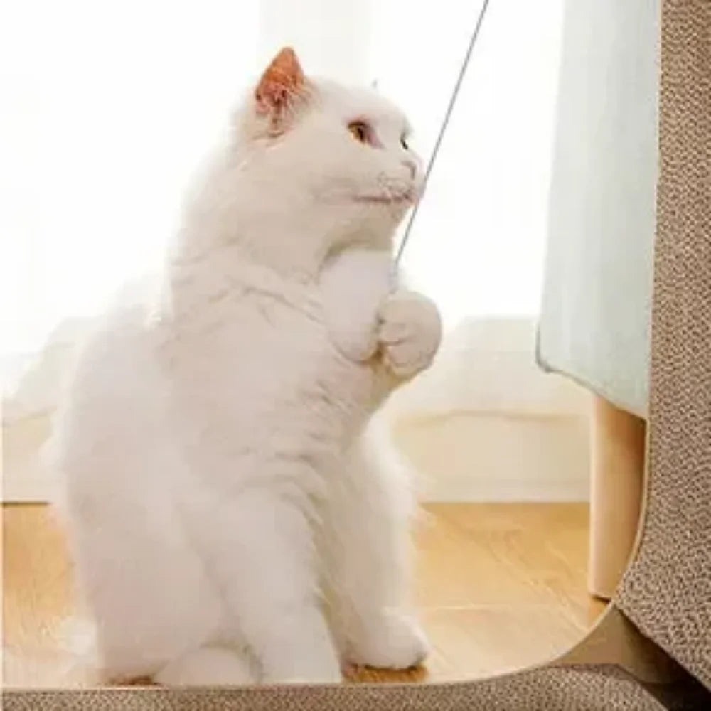 L-shaped cardboard cat scratcher – photo 3