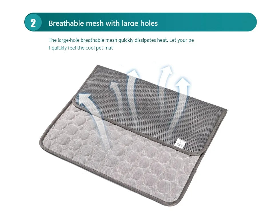 Pet cooling mat for dogs and cats – photo 12