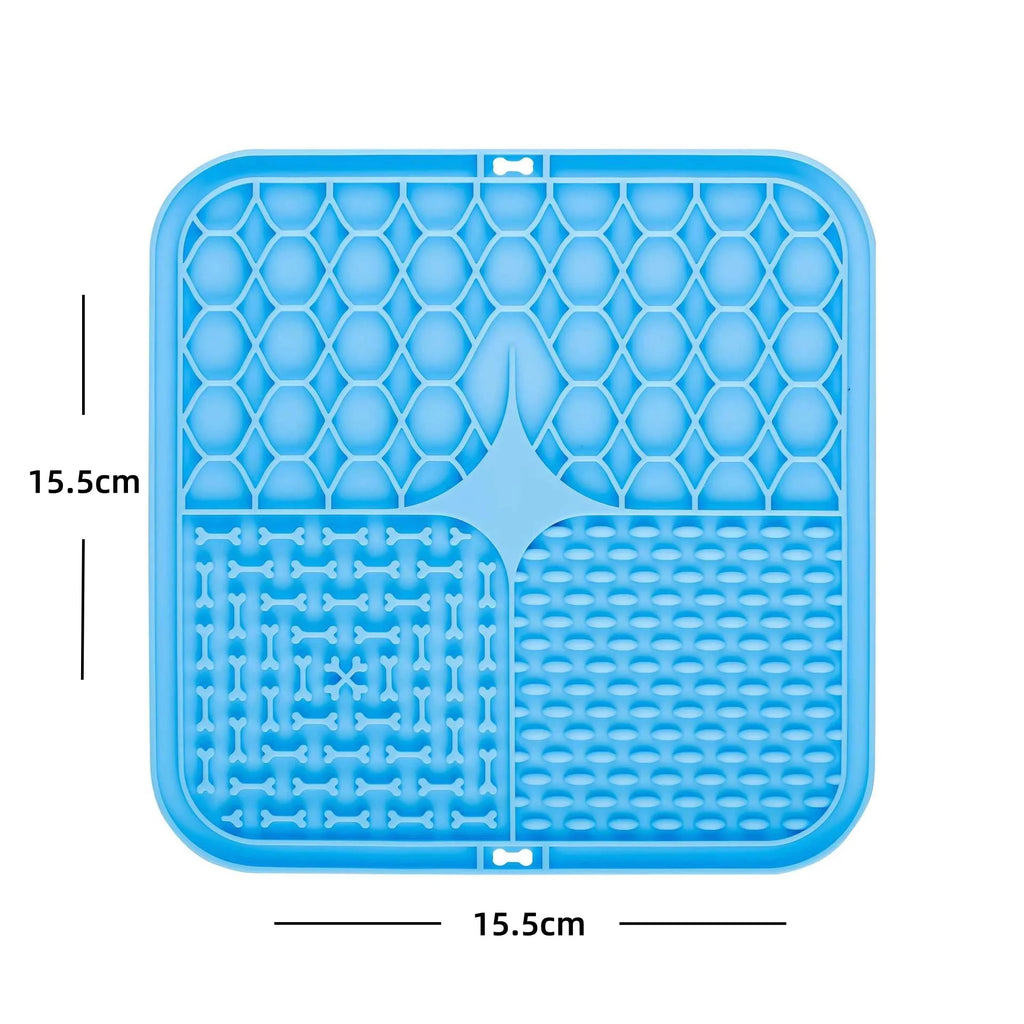 Dog Lick Mat with Suction Cups, Silicone Slow Feeder Mat 15.5cm – photo 7