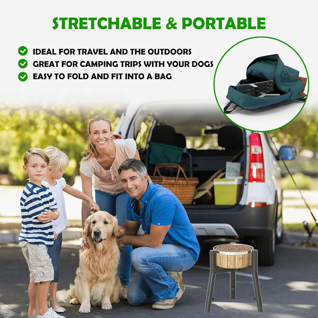Adjustable Raised Dog Bowl Stand – photo 5