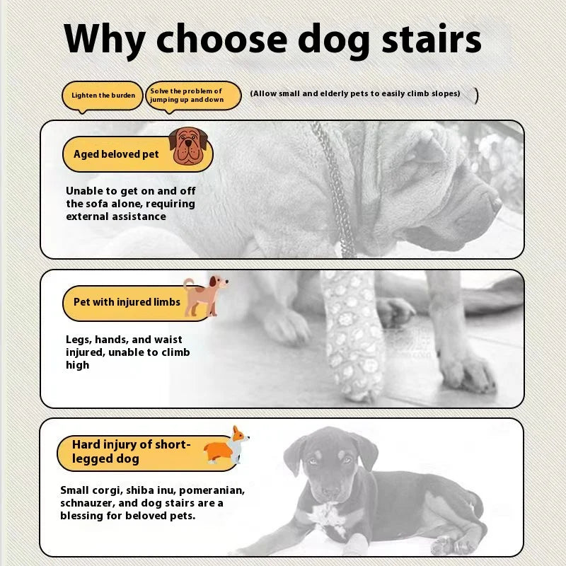 Foam pet stairs beside a sofa – photo 8