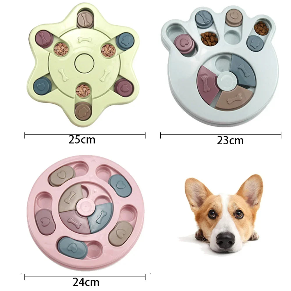 Slow feeder puzzle bowl for dogs and cats – photo 2