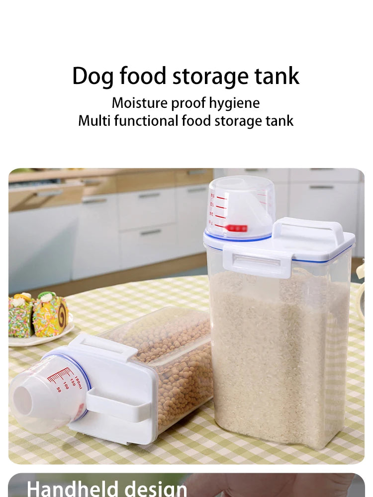 Airtight pet food storage container – photo 7