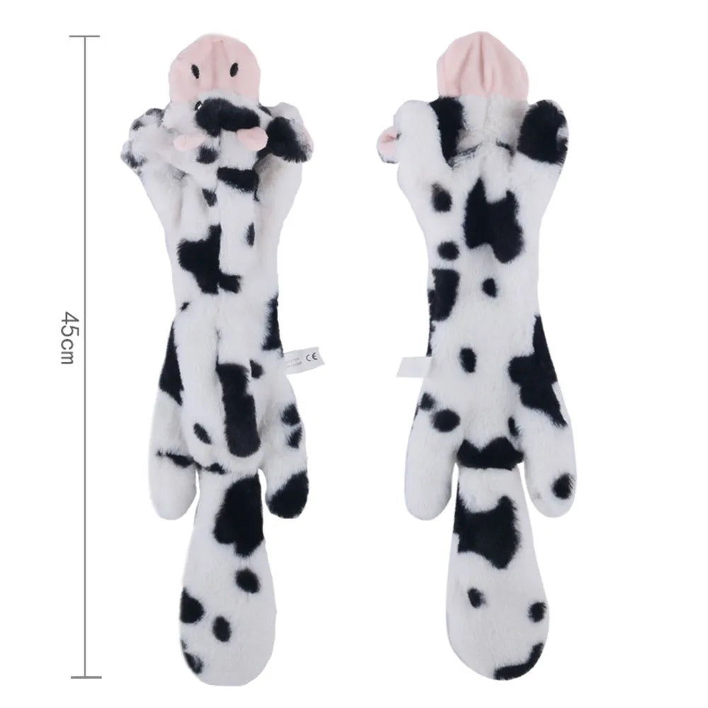 Stuffing-Free Squeaky Animal Dog Toy