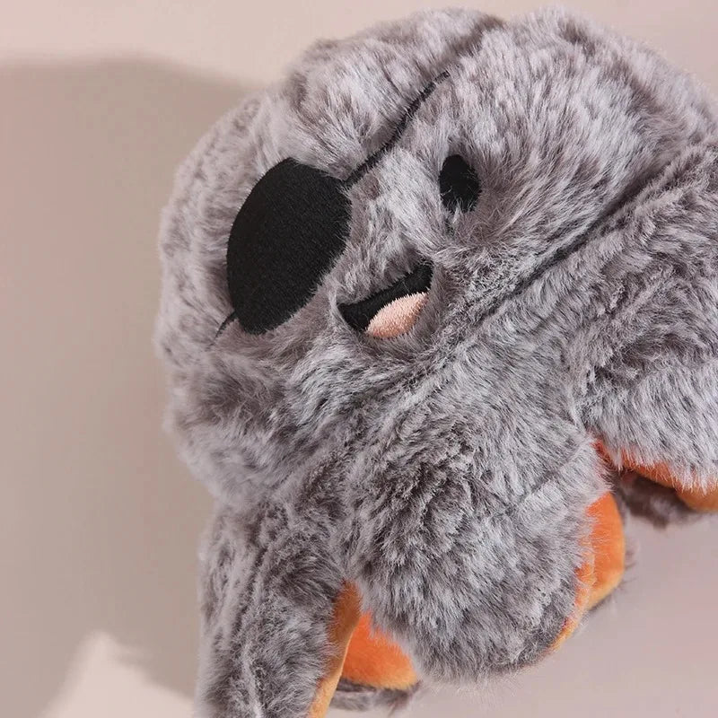 Flip pumpkin octopus squeaky plush toy for dogs, photo 5