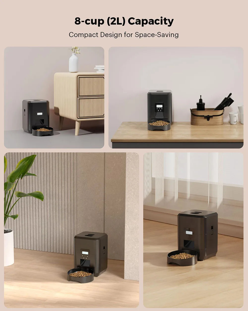 Automatic timed pet feeder with LCD display – photo 11