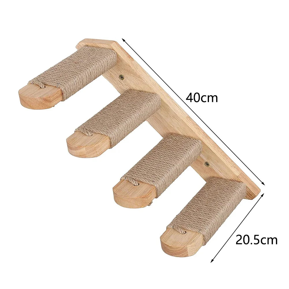 Wall-Mounted Cat Shelves, Steps & Hammocks