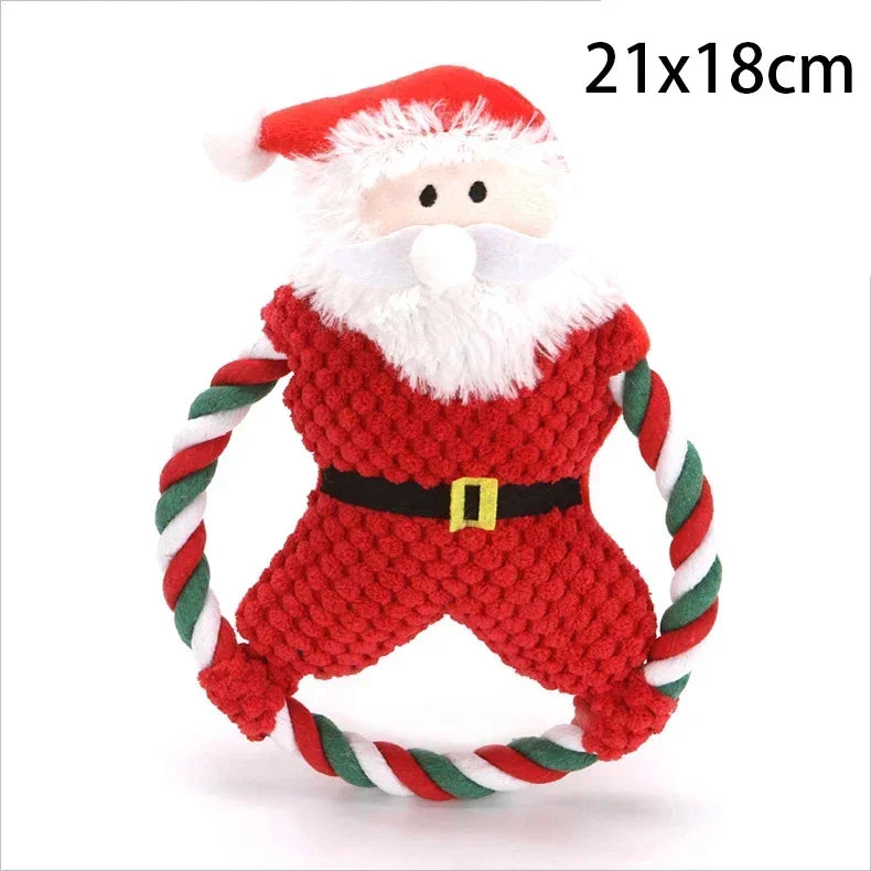 Christmas Plush Squeaky Dog Toy