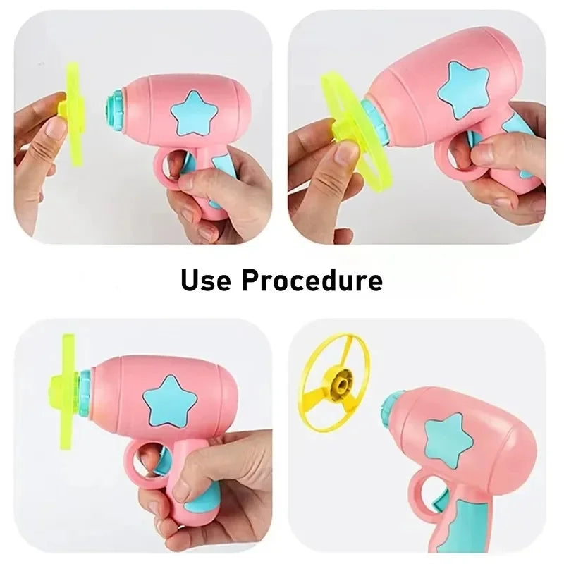 Cat toy launcher with mini flying discs – photo 6