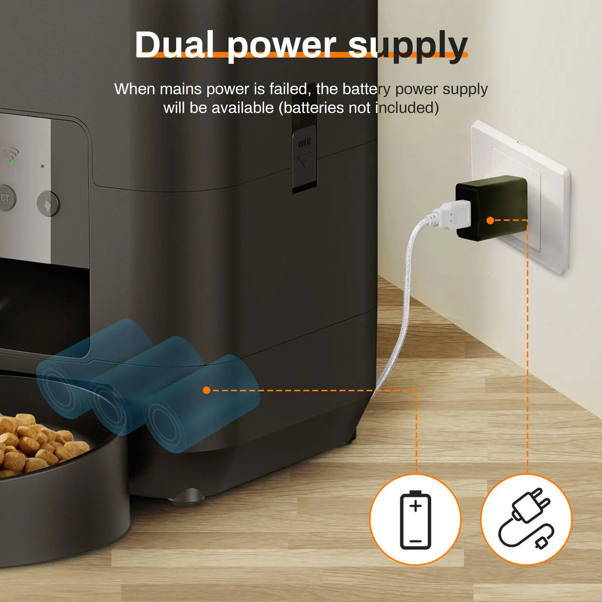 Automatic Timed Pet Feeder for Cats & Dogs