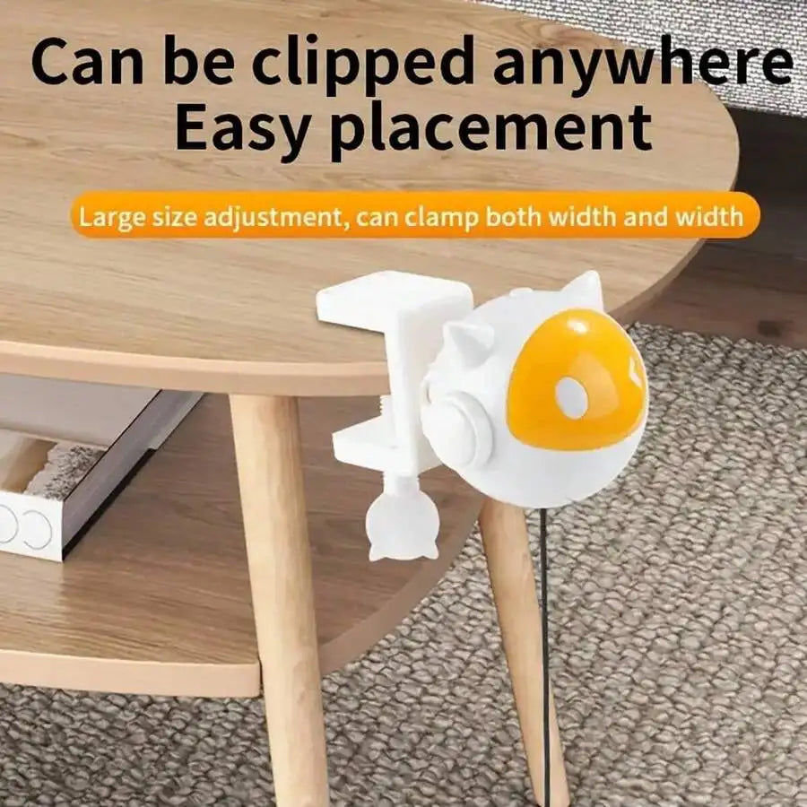 Automatic Moving Ball Cat Toy with Table Clip