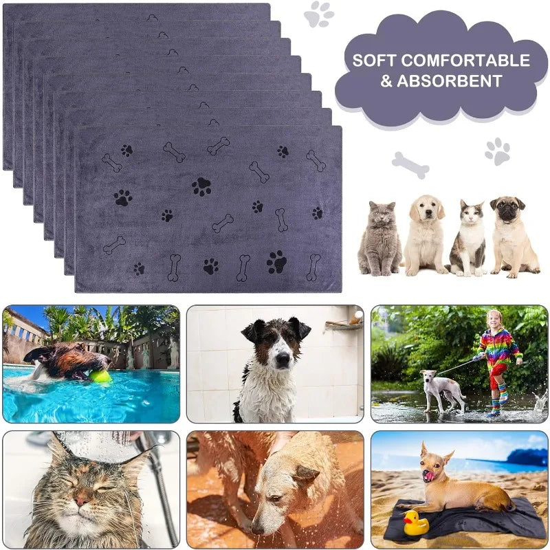 Quick-Drying Microfibre Dog Towel