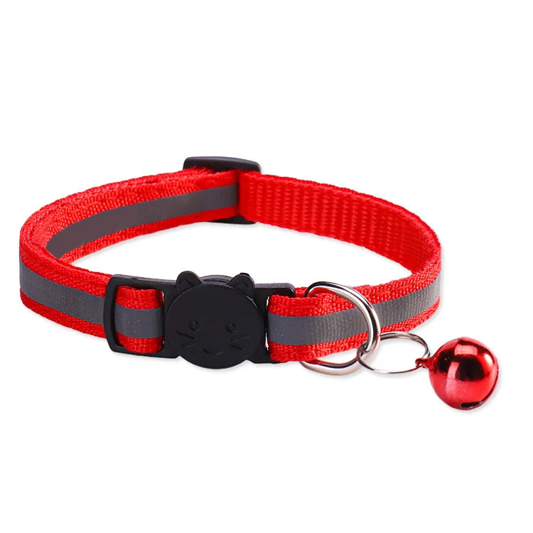 Reflective Breakaway Cat Collar with Bell