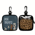 Dog Treat Pouch with Clear Window & Clip-On Hook