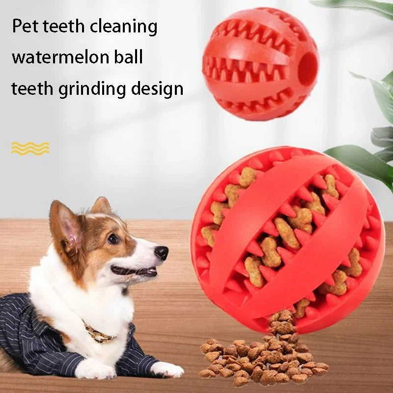 Natural rubber treat dispensing ball for dogs – photo 7