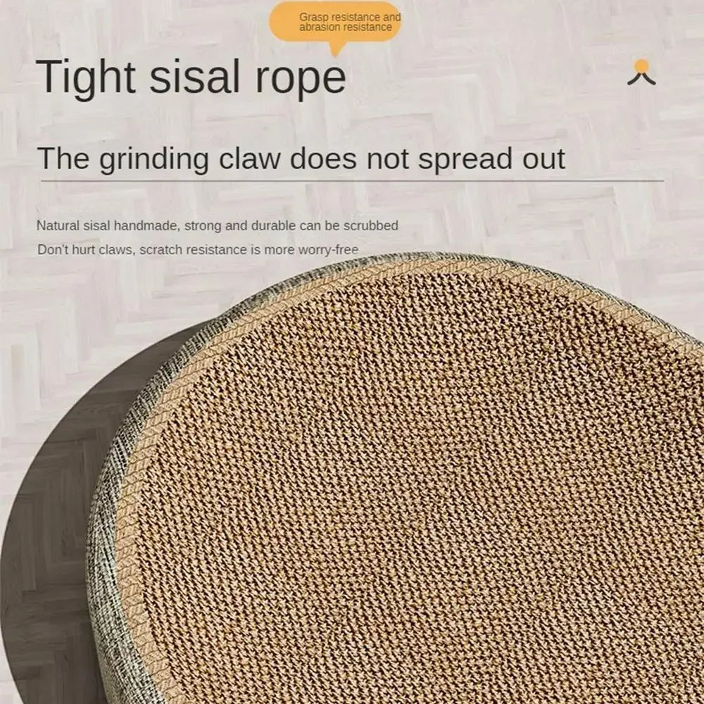 2-in-1 Oval Cat Scratcher and Bed