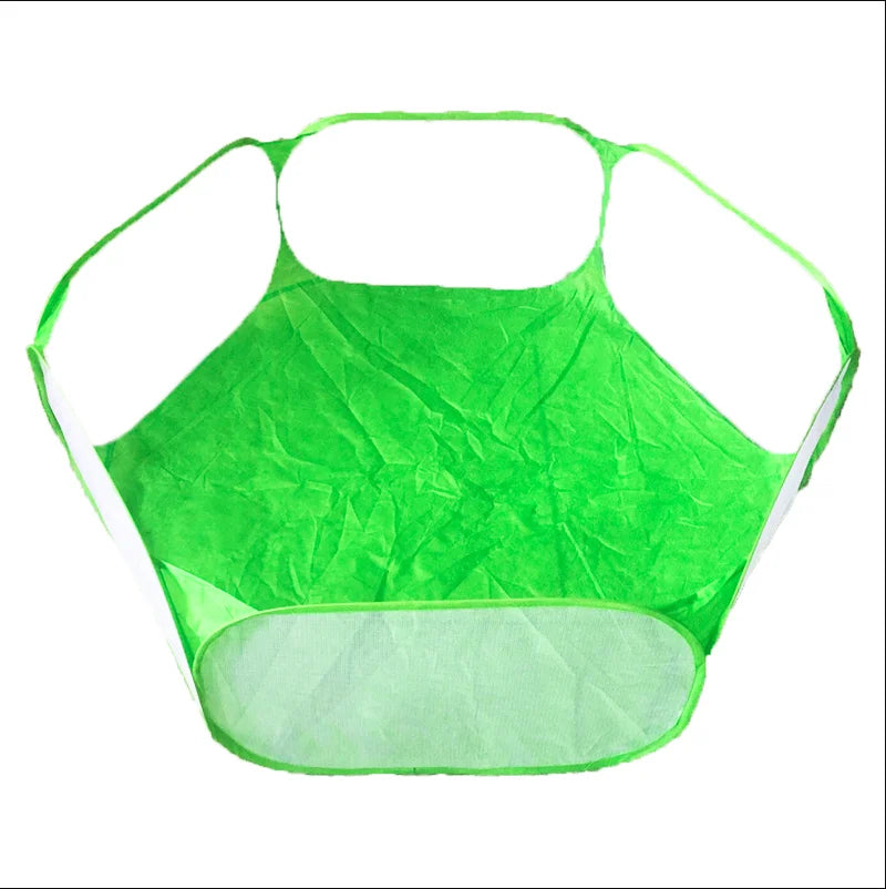 Foldable pop-up mesh pet playpen with a puppy inside – photo 9