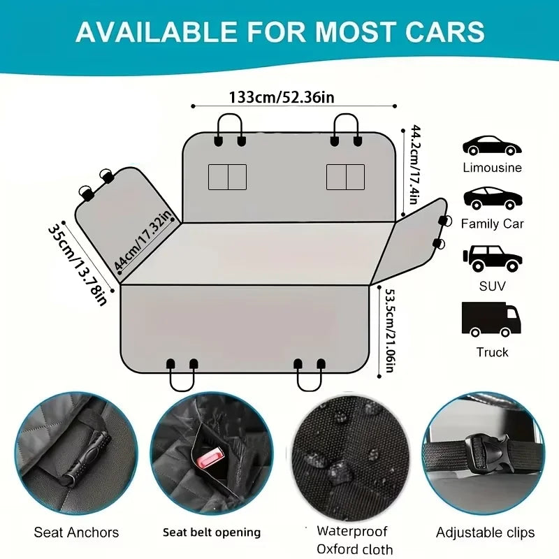 Waterproof Dog Hammock for Back Seats – photo 4