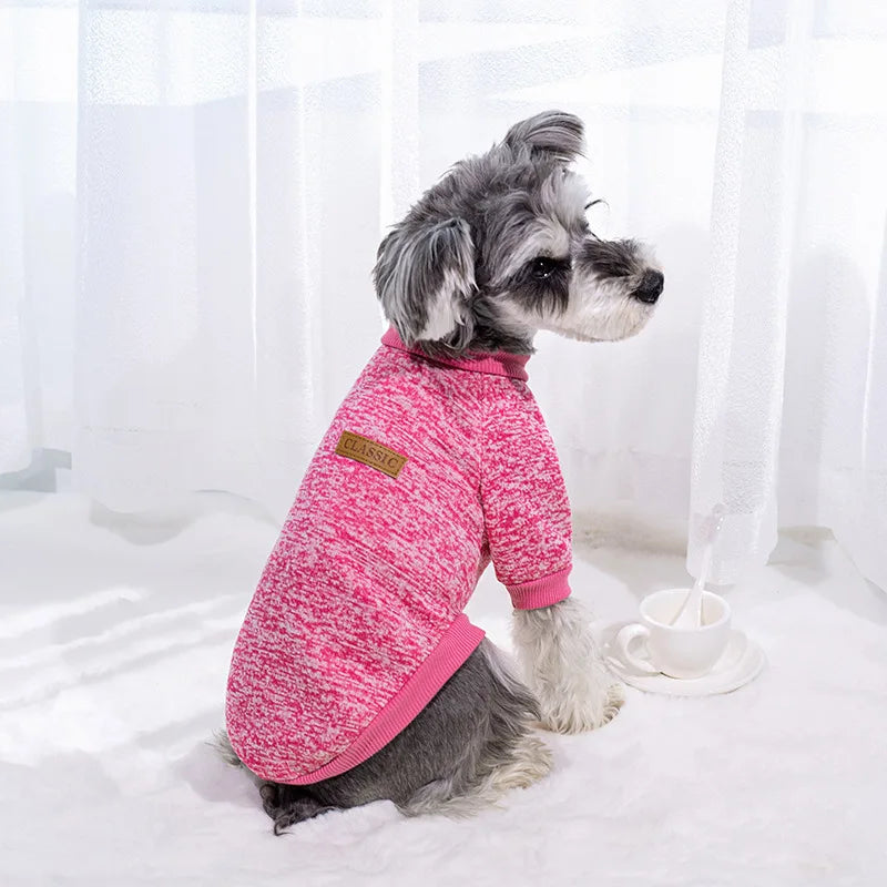 Knitted Round Neck Jumper for Dogs & Cats