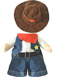 Cowboy Halloween Costume with Hat for Cats & Dogs