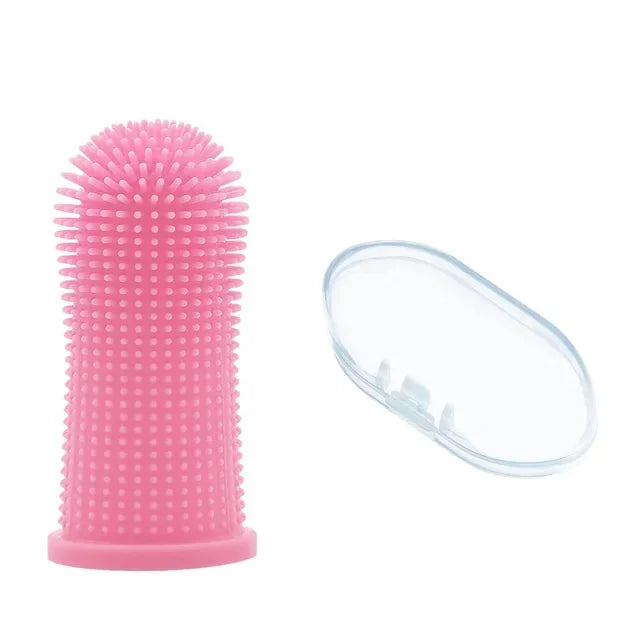 Silicone Finger Toothbrush for Cats & Dogs