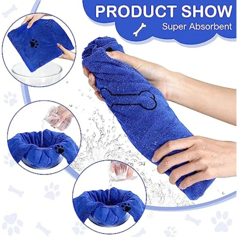 Absorbent microfibre dog towel – photo 10