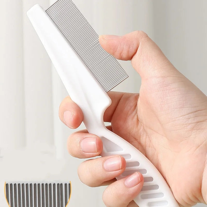 Stainless steel flea comb for cats and dogs – photo 9