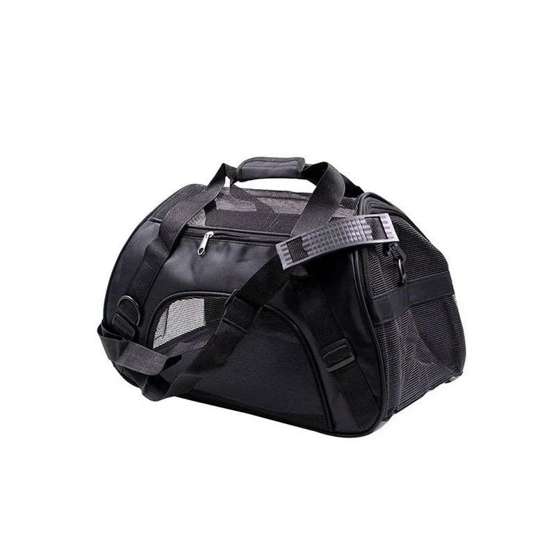 Foldable Mesh Pet Carrier Bag for Cats & Dogs
