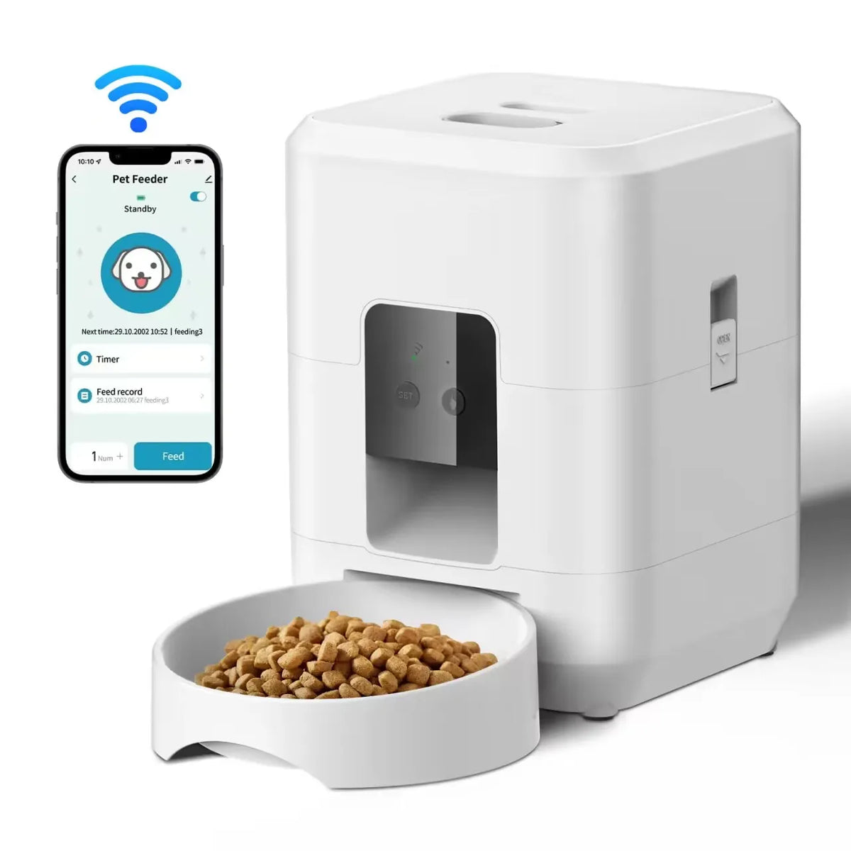 Automatic Timed Pet Feeder for Cats & Dogs
