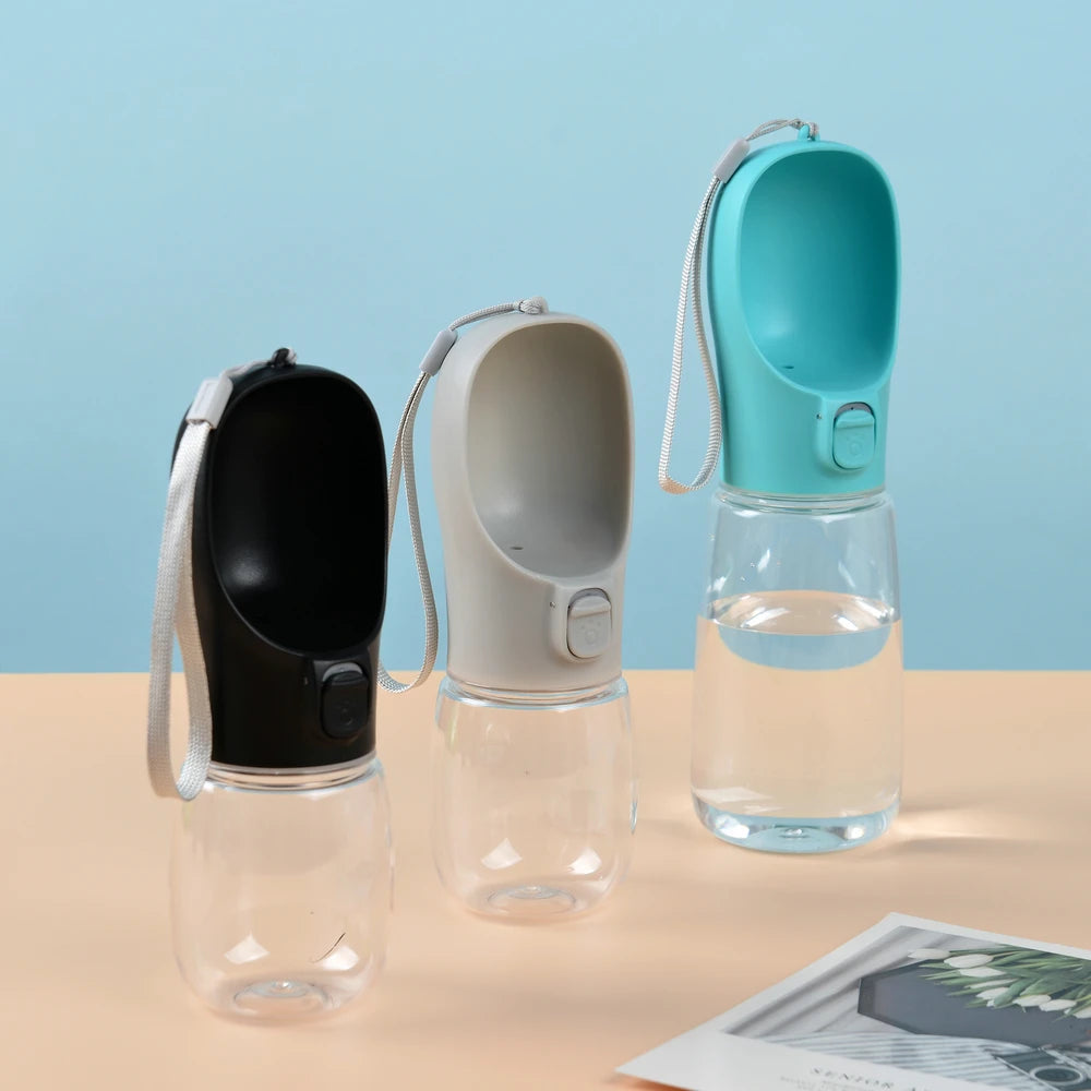 Portable Dog Water Bottle with Drinking Bowl