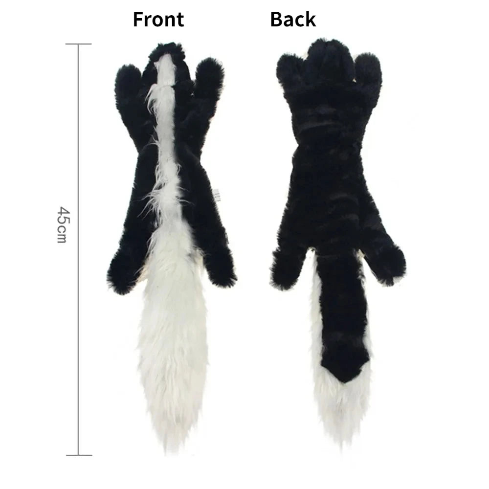 Stuffing-Free Squeaky Animal Dog Toy