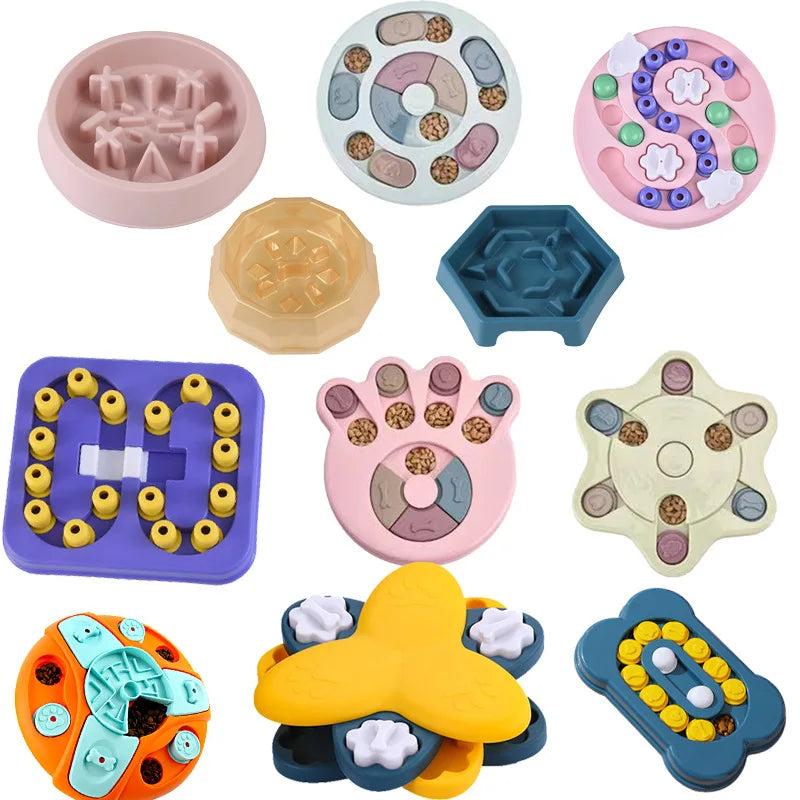 Slow feeder puzzle bowl for dogs and cats – photo 6