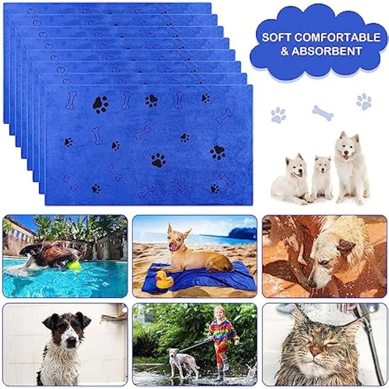 Absorbent microfibre dog towel – photo 12