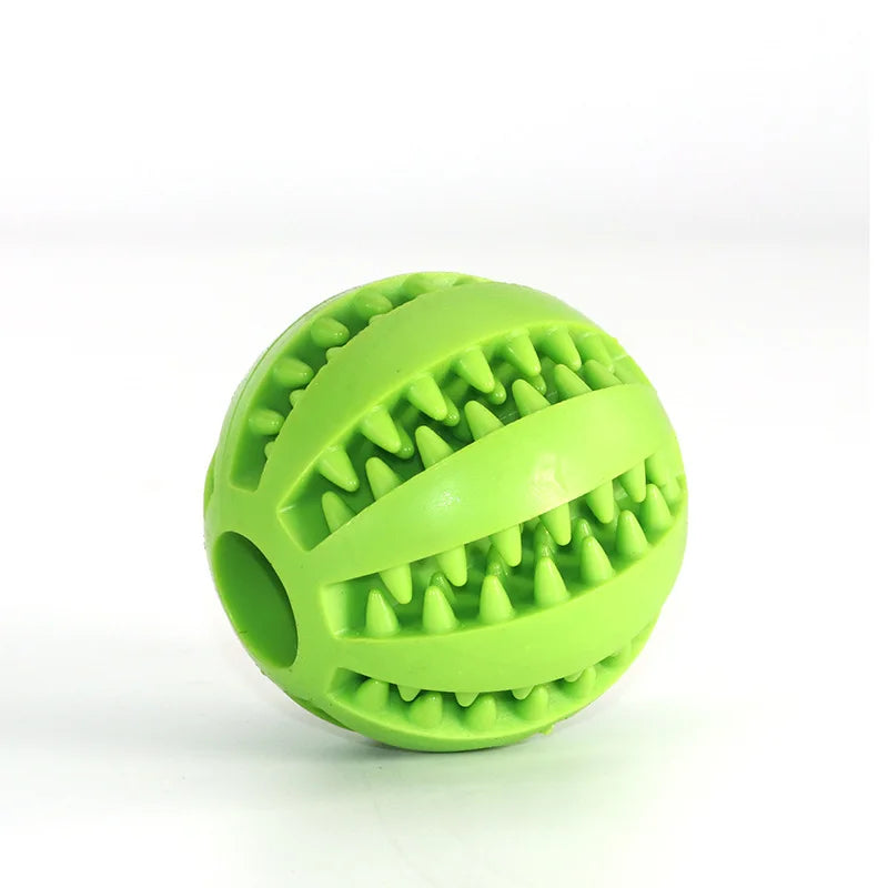 Treat Dispensing Rubber Ball for Dogs