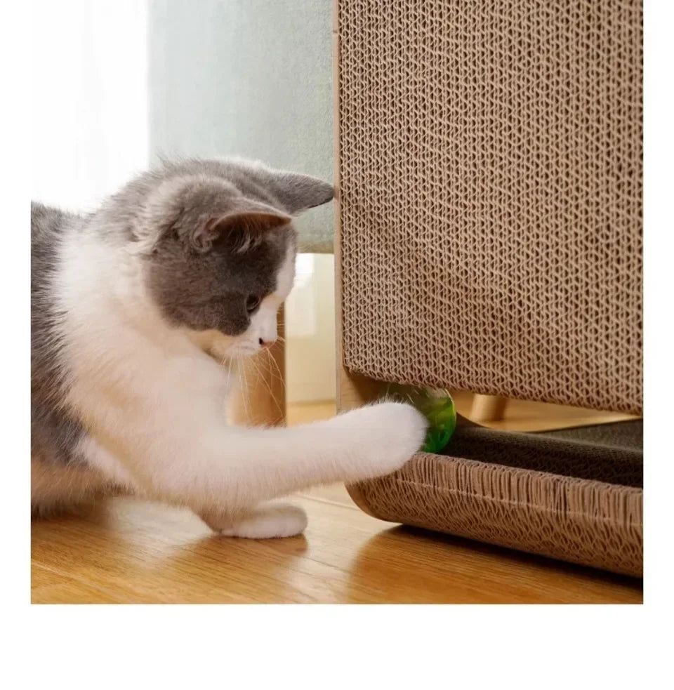 L-Shaped Cardboard Cat Scratcher