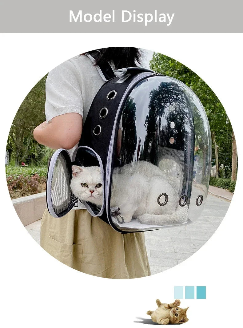 Clear Bubble Pet Carrier Backpack for Cats